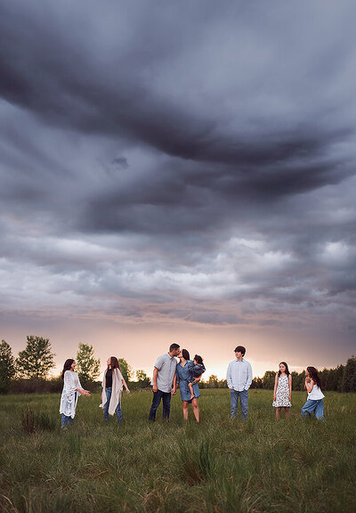 Billings family portrait by Jackie Jean Photography