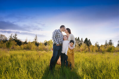 Billings family portrait by Jackie Jean Photography