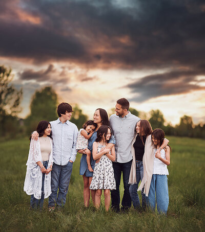 Billings family portrait by Jackie Jean Photography
