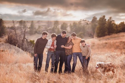 Billings family portrait by Jackie Jean Photography