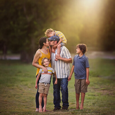 Billings family portrait by Jackie Jean Photography