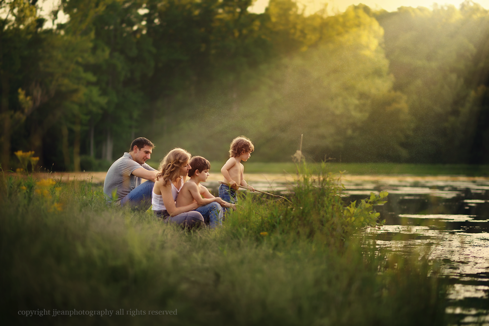 Billings family portrait by Jackie Jean Photography
